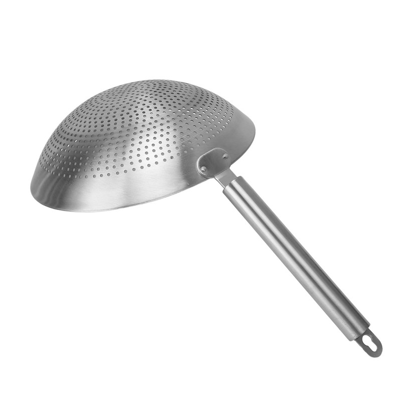 Colander Spoon 3mm Aperture 304 Stainless Steel Fine Filter Comfortable