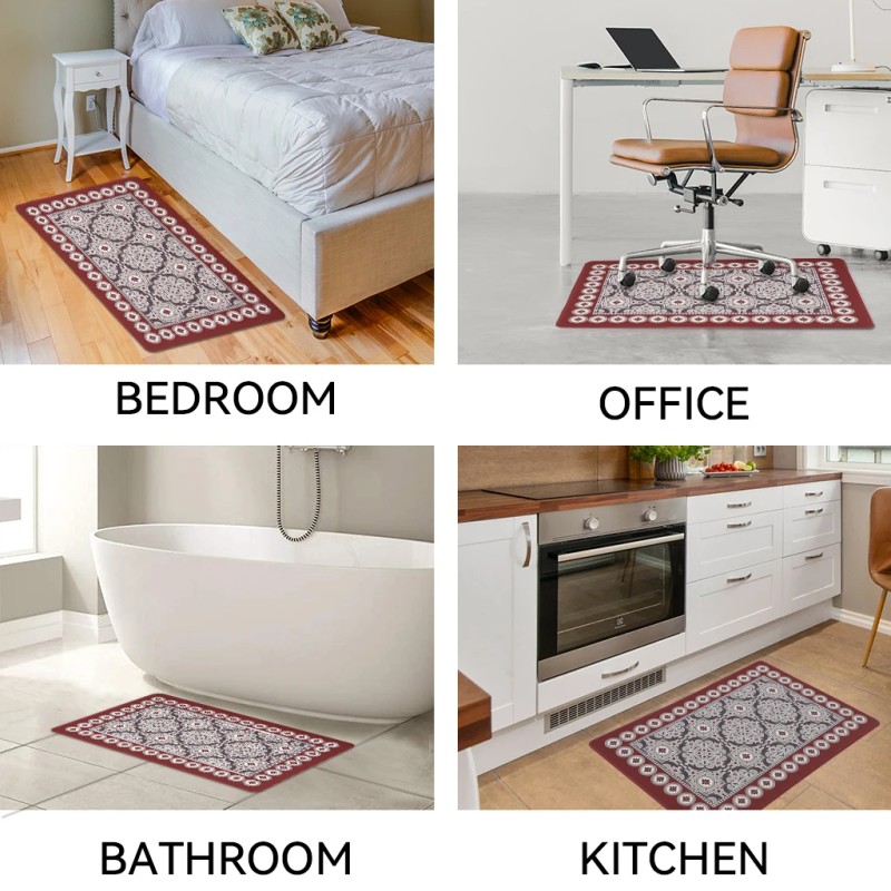 Modern Novelty Waterproof Cushioned Washable Stain Resistant Antimicrobial Non-Slip Heavy