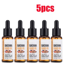 LEWEDO Batana Oil Essence - Strong Hair Root Repair Damaged Hair Growth Anti Hair Loss - 5pcs