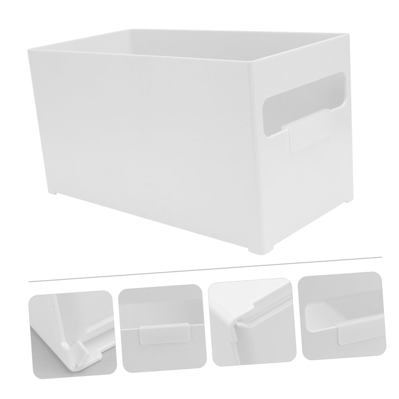 IWOWHERO 1pc Stackable Plastic Storage Box Multipurpose Organizer for Kitchen