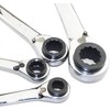 4 in 1 Reversible Ring Ratchet Spanner Multi-Purpose Twin Ended