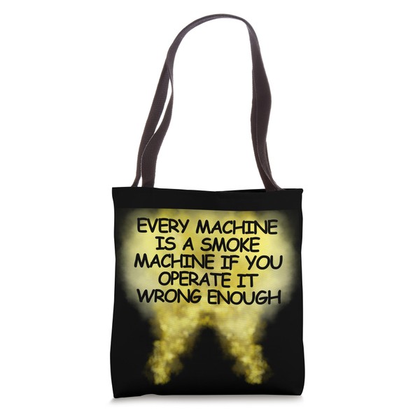 Every Machine Is A Smoke Machine - Yellow smoke Tote