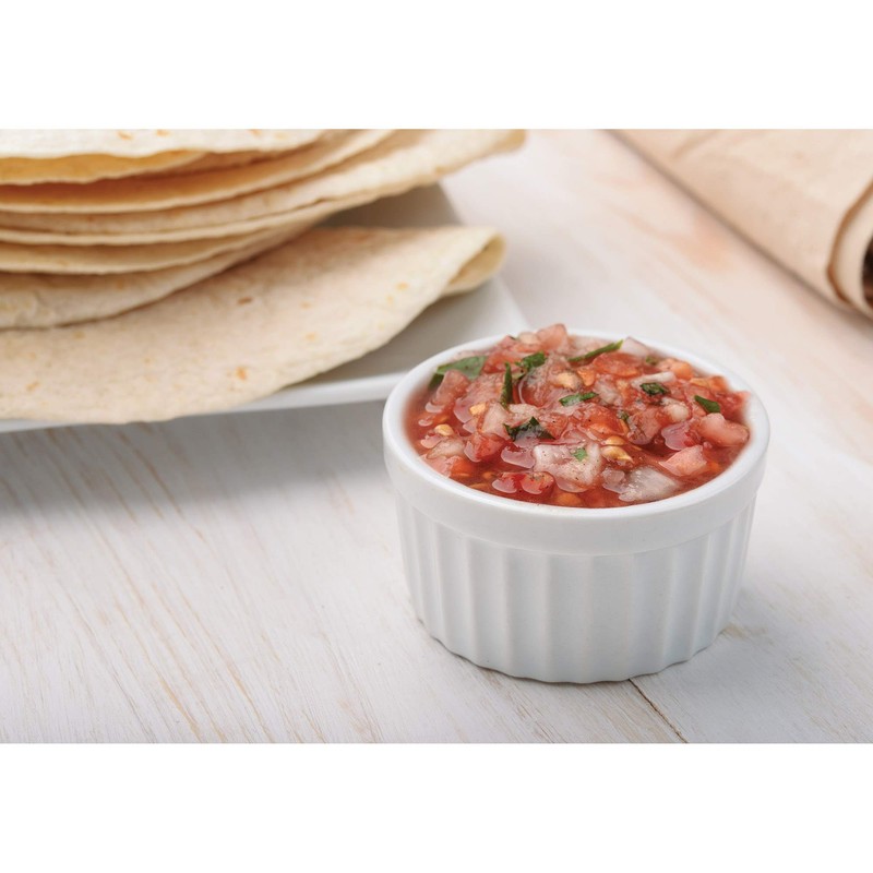 HIC Kitchen Mini Butter Crock Ramekin, Fine Porcelain, For Serving