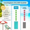 Zollner XXL 039 Beach Towel, 100 x 200 cm, Cotton,