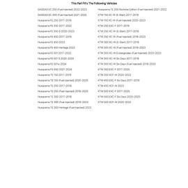 TUSK Shock Spanner Wrench for KTM 500 EXC-F Six Days 2020-2023