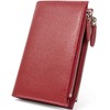 KOTORA Small Wallets for Women Leather RFID Blocking Bifold Zipper