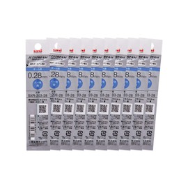 Mitsubishi Pencil Jetstream Edge SXR20328.33 Ballpoint Pen Refills, 0.28, Blue, 10 Pieces