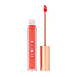 Live Tinted Huelip Liquid Lip Crème - Weightless, Long-Lasting Liquid Lip with Hyaluronic Acid and Jojoba Oil For a Soft, Comfortable, Moisturized Finish - 0.09 fl oz - Bright Orange Red