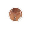 PLwelth Western Layered Charm Necklaces for Women Dainty Cowboy Boot