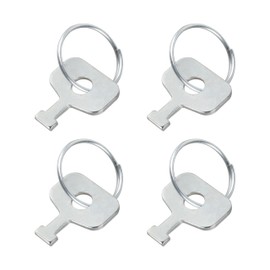 61-509 Emergency Release Key | for Schlage B571 & Falcon D271 Indicator Deadbolts | Standard Size Occupancy Indicator Deadbolt Panic Keys (4Pcs) (61-509 Emergency Release Key 4Pcs)