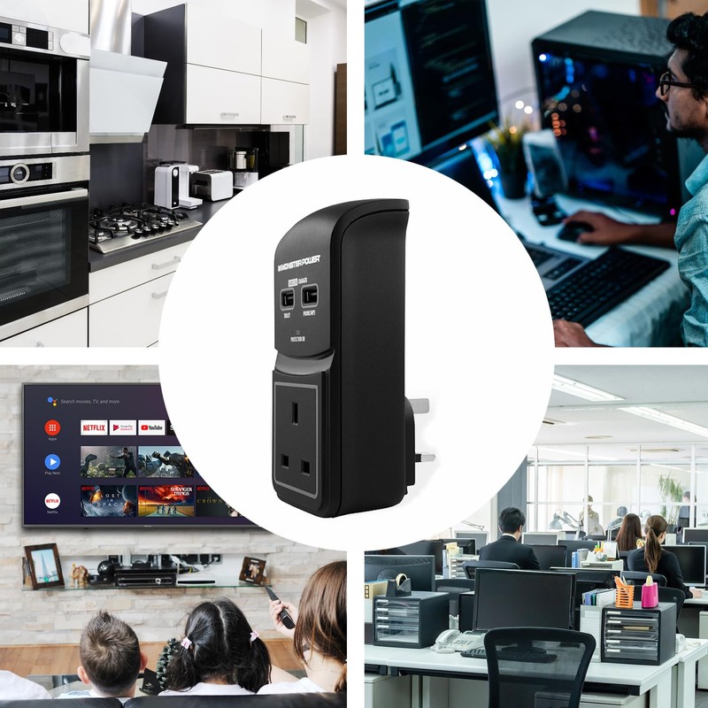 Monster Power Core 100 USB - UK - surge protector