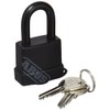 ABUS Ka Black Vinyl Coated Brass Black 35 mm with