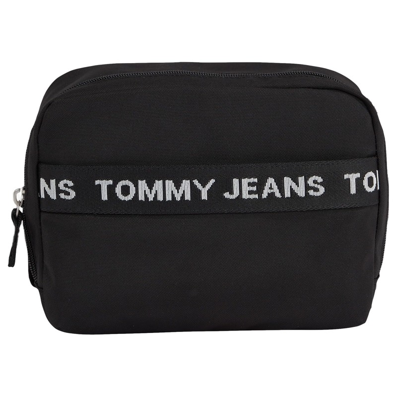 Tommy Jeans Essential Men's Toiletry Bag Nylon Sustainable, black