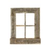 homeroots home decor 22X18 Rustic Weatered Grey Window Frame With