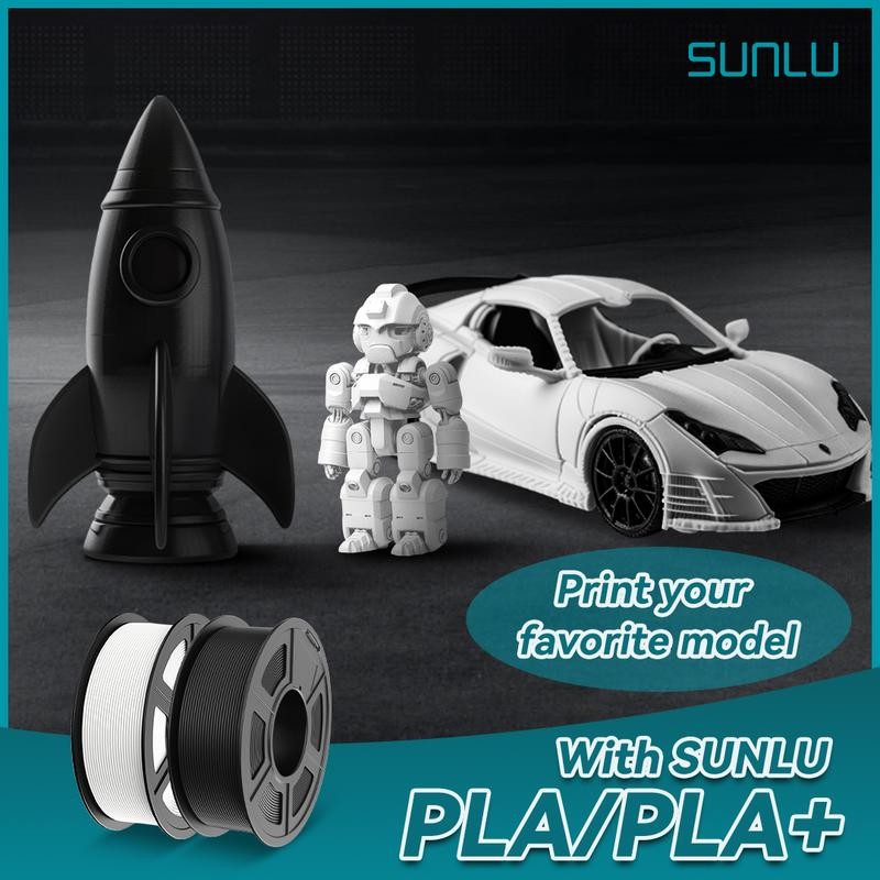 SUNLU PLA+ (PLA Plus) 3D Printer Filament 1KG Massive color