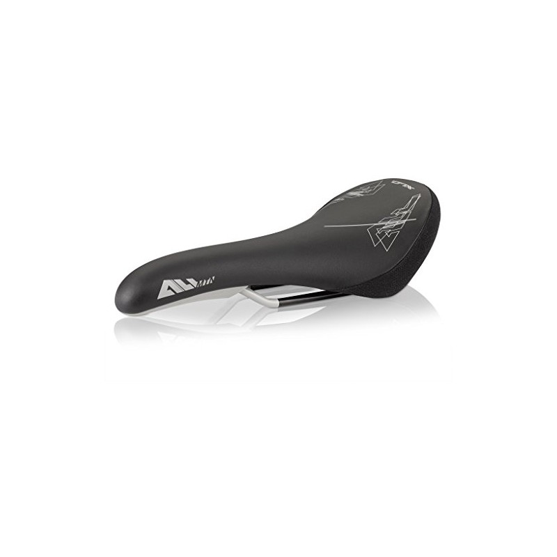XLC Sa-m01 Bicycle Saddle - Black/Grey, 282 x 135 mm