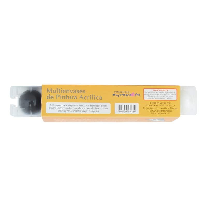 POLITEC ESTUCHE DE PINTURAS ACRILICAS CON 6 FCO 25 ML.