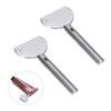 2Pcs Silver Stainless Steels Metal Tube Squeezer Keys Salon Toothpaste