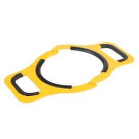 Vestil CYL-M-9 Steel Manual Cylinder Lifter 9 in. Maximum Cylinder Diameter 200 Lb. Capacity Yellow