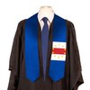 Cape Verde Flag Graduation Stole Satin Stole Scarf for Study