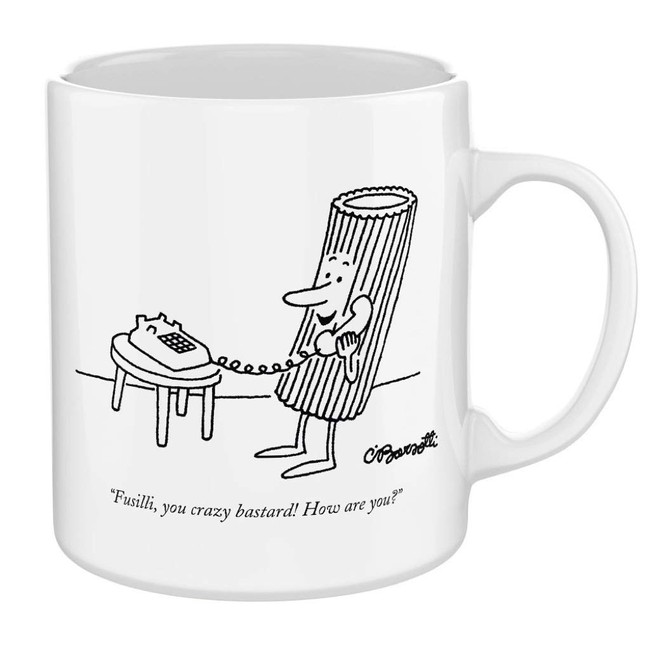 Ceramic Mug - New Yorker Pasta Cartoons Mug