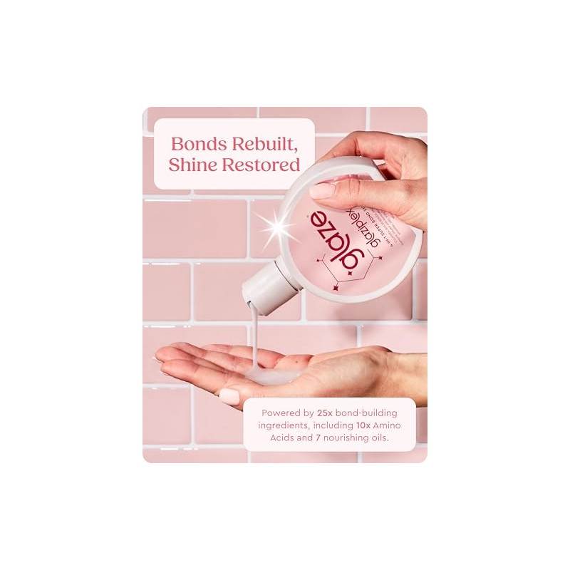 glaze Champú Super Shine Bond: controla el frizz, crea enlaces