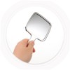 PACKOVE Handheld Makeup Mirror Small Compact Cosmetic Mirror with Handle