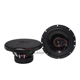 Cerwin Vega! HED Series 6.5" 3-Way Coaxial Car Speakers, 4Ω, 60W RMS/340W MAX Power, Superior Car Audio System, Durable Steel Frame, Graphite Cone, PEI Tweeter for Enhanced Car Speaker H7653
