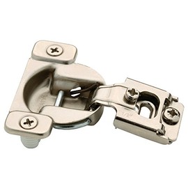Brainerd 8-Pack 2-1/4-in x 1-3/4-in Nickel Plated Concealed Cabinet Hinges