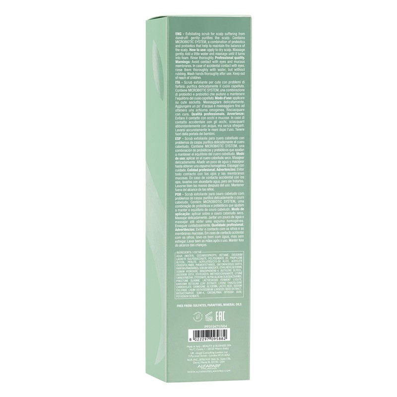 Alfaparf Milano Semi Di Lino Scalp Rebalance Gentle Exfoliating Scrub