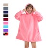 LetsFunny Oversized Hooded Blanket Sweatshirt, Super Soft Warm Comfortable Sherpa