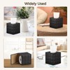 Cube Tissue Box,PU Leather Paper Box,Tissue Box Cover,Square Napkin Rack,Napkin