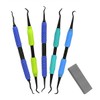 AmeriCan Goods Dental Carbon Scaler Resin Reinforced with Silicone Color-Coded