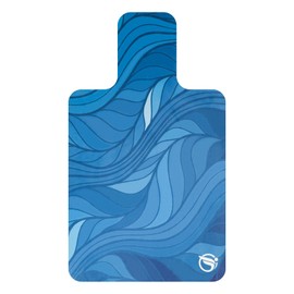 JOOEER Pilates Reformer Machine Mat, Non Slip Pilates Reformer Cover Lightweight Foldable Washable Pilates Reformer Mat for Gym Fitness, Blue