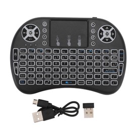 Mini Wireless Keyboard Touchpad Combo 2 Modes Portable Wireless Touch Keyboard Remote Control for TV Computer
