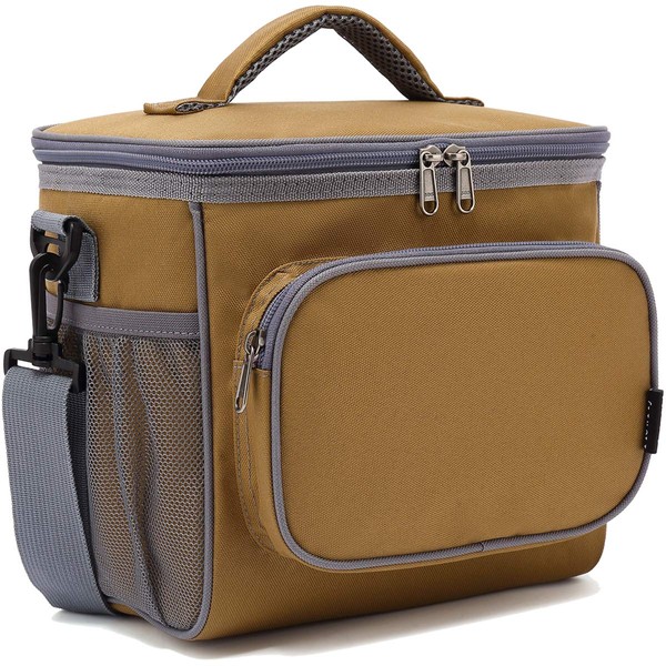FlowFly Insulated Reusable Lunch Bag Adult Large Lunch Box for
