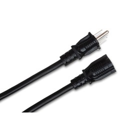 Hosa PWX Power Extension Cords NEMA 515R to NEMA 515P - (25 Feet) (Black)