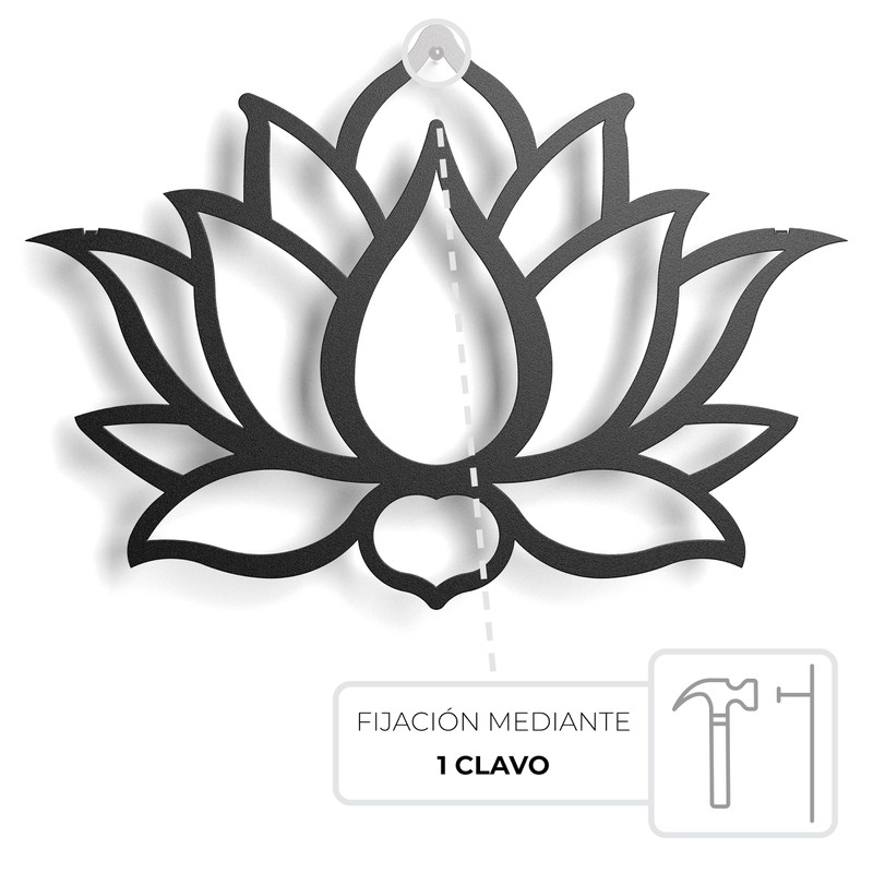 keluly Metallic Decoration Floating Wall Sculpture with Shadow Made of