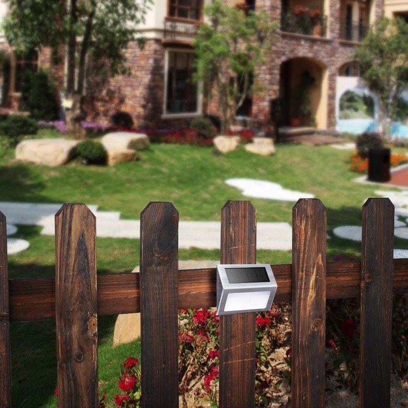 XLUX Solar Powered Lights for Deck Steps Stairs Fences Pathway