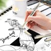 Neoreser Fineliner Set of 12 Black Ink Pens with 12