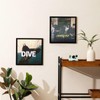 eletecpro 12.5x12.5 Black Record Frame, Sturdy and Lightweight, PVC Album