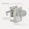 Richelieu Hardware 1701NBPSBC Onward Pocket Door Pull, Privacy Lock, 3