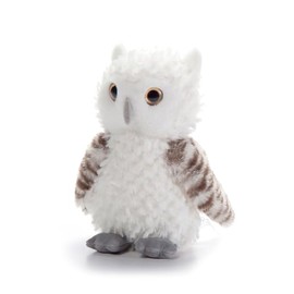 The Petting Zoo Owl Stuffed Animal Plushie, Gifts for Kids, Scoopz Wildlife Animals, White Owl Plush Toy 8 Inches