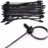 Unbranded Push Mount Zip Ties 8.3x0.2" 20Pcs Cable Zip Tie