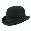 FREEBIRD99 Men's Wool Fedora Bowler Hats Rolled Brim Felt Derby