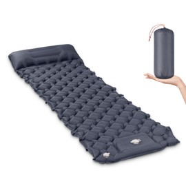 Tentock Outdoor Air Mattress Foldable Sleeping Mat 40d Nylon P6 Waterproof Ultralight Inflatable Camping Mattress Sleeping Mat Tearproof Four Seasons Children And Adults