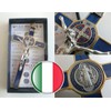 10.004.21 Blue Cross Gold Blue San Benedict 20cm Enamel with