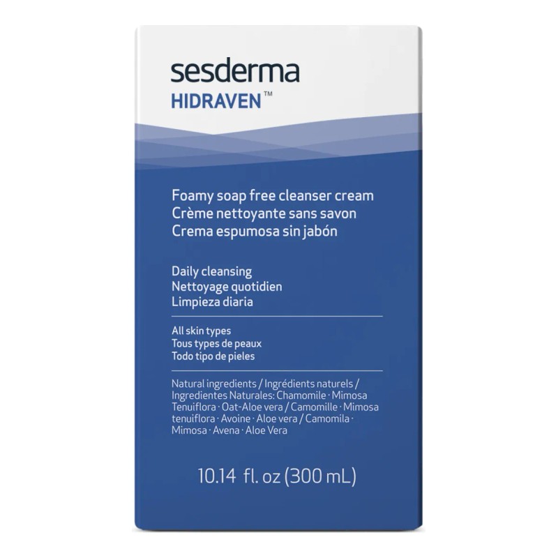 Crema Espumosa Sin Jabón Hidraven (limpieza Facial) 300 Ml,