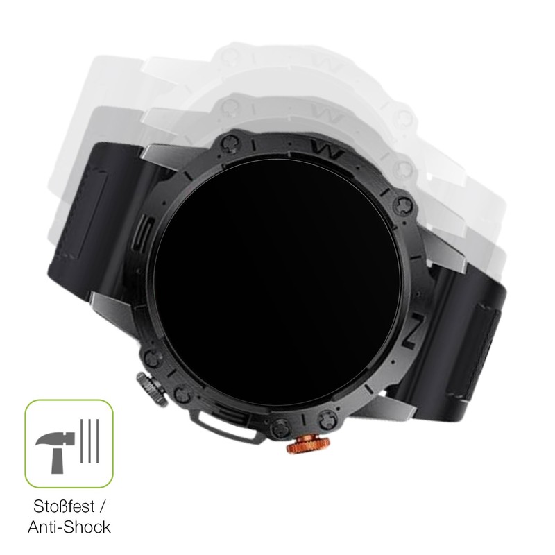 dipos FLEX 2x Schutzfolie matt passend für LIGE Smart Sports