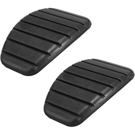 2 Pieces Car Pedal Covers,Black Clutch Brake Pedal Pad,Non-Slip Durable pedal pad,Length 77mm Car Brake Pad Replacement Accessories,Covers Cars Clutch Rubberad,For Automobile Accessories.